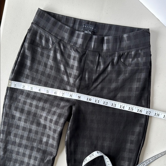 Anthropologie Sanctuary Black Checkered Runway Leggings - Picture 11 of 16